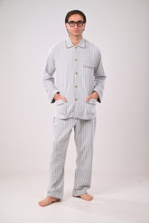 بيجاما كستور - زيتي مقلم 2