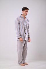 بيجاما كستور - نبيتي مقلم عريض