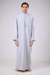 جلابيه ياقه ساده