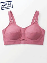 Terry Lac Women's Plain Bra - Pink