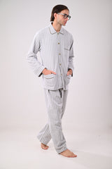 بيجاما كستور - زيتي مقلم 2