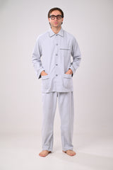 بيجاما رمادي رجالي كستور ساده