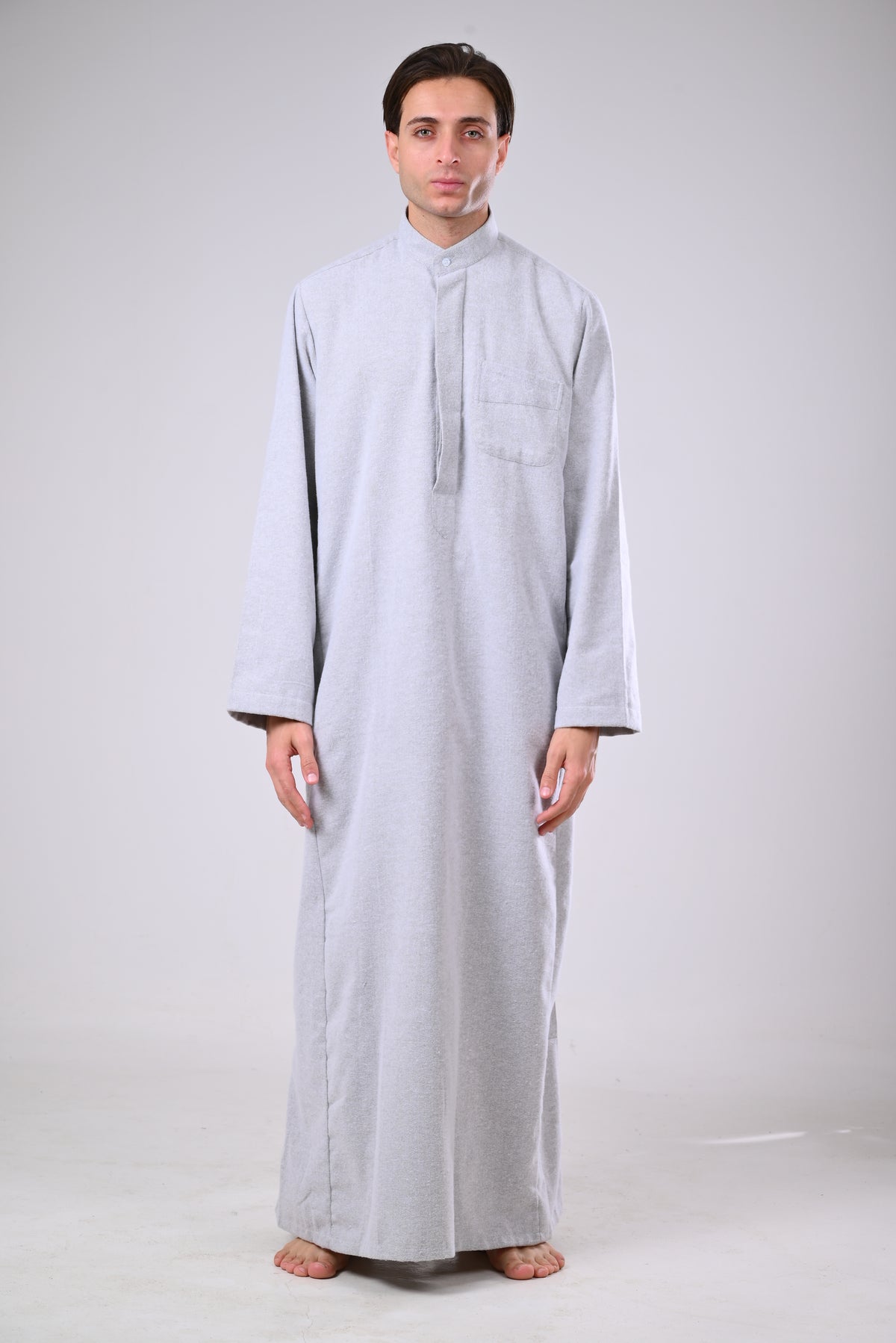 جلابيه ياقه ساده