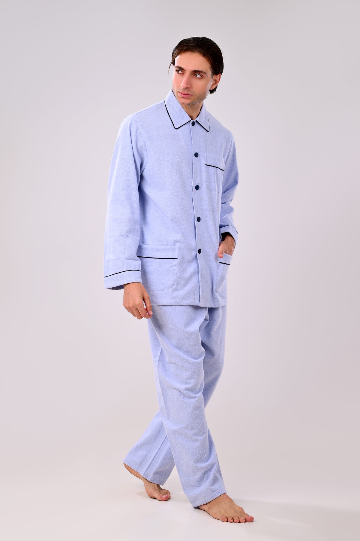 بيجاما كستور ساده - لبني