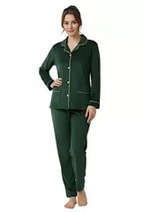 بيجامه حريمي اخضر - 2505