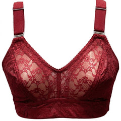 Lasso Women's Lace Bra - Red