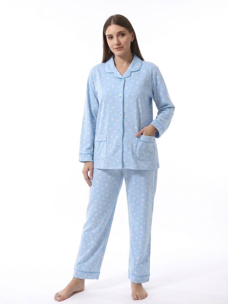Women's Pajama - Classic Milton 2740 - BabyBlue 26