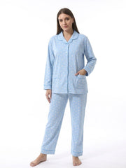 Women's Pajama - Classic Milton 2740 - BabyBlue 26