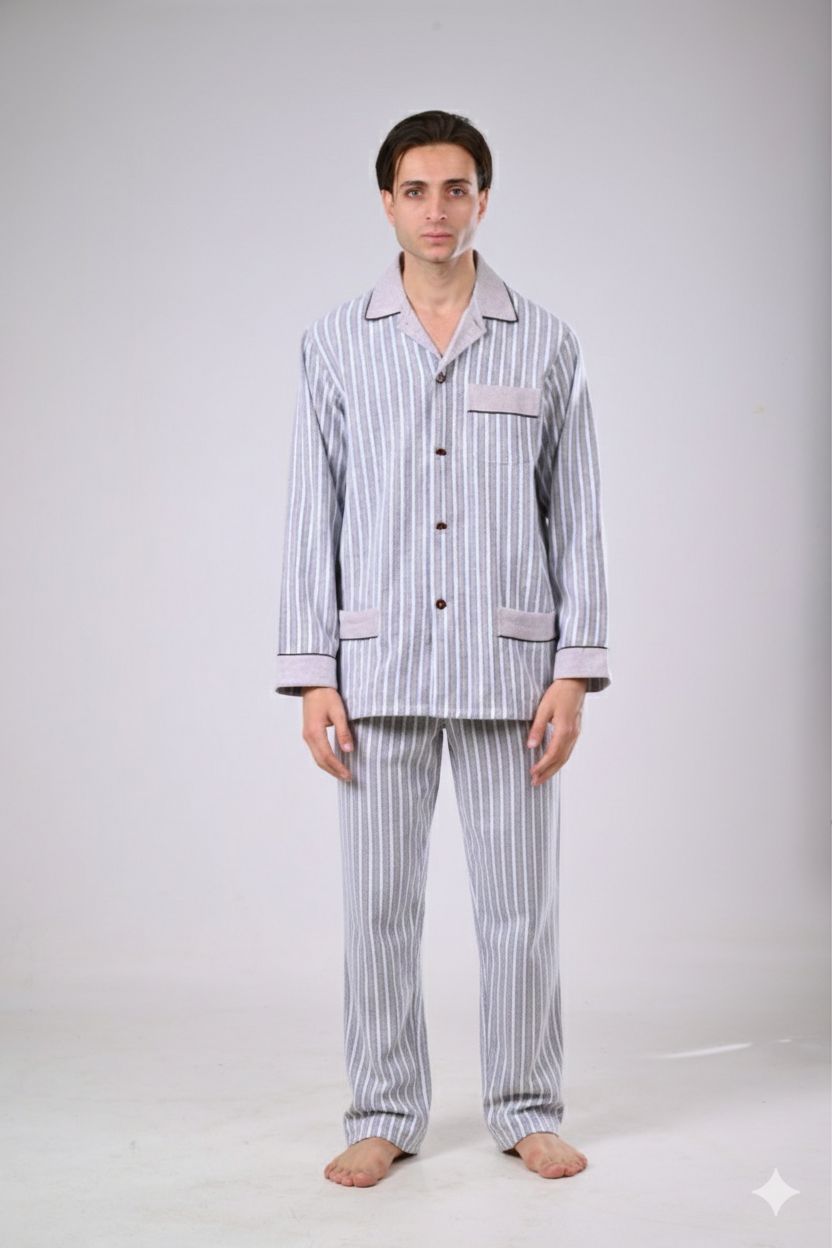 بيجاما كستور - طوبي مقلم كامل