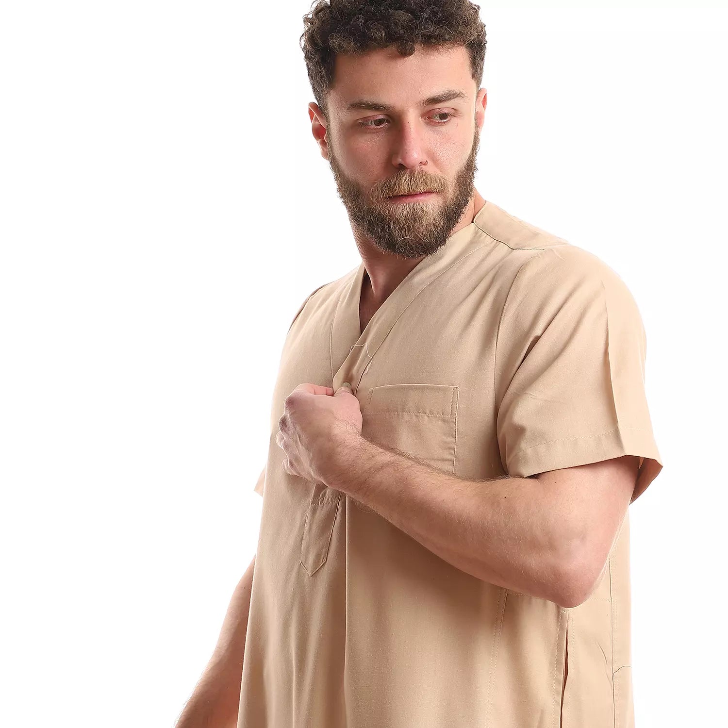 جلابيه رجالي نص كم