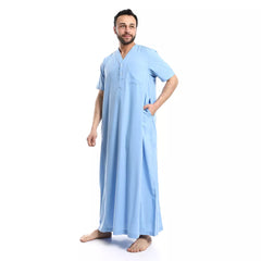 جلابيه رجالي نص كم