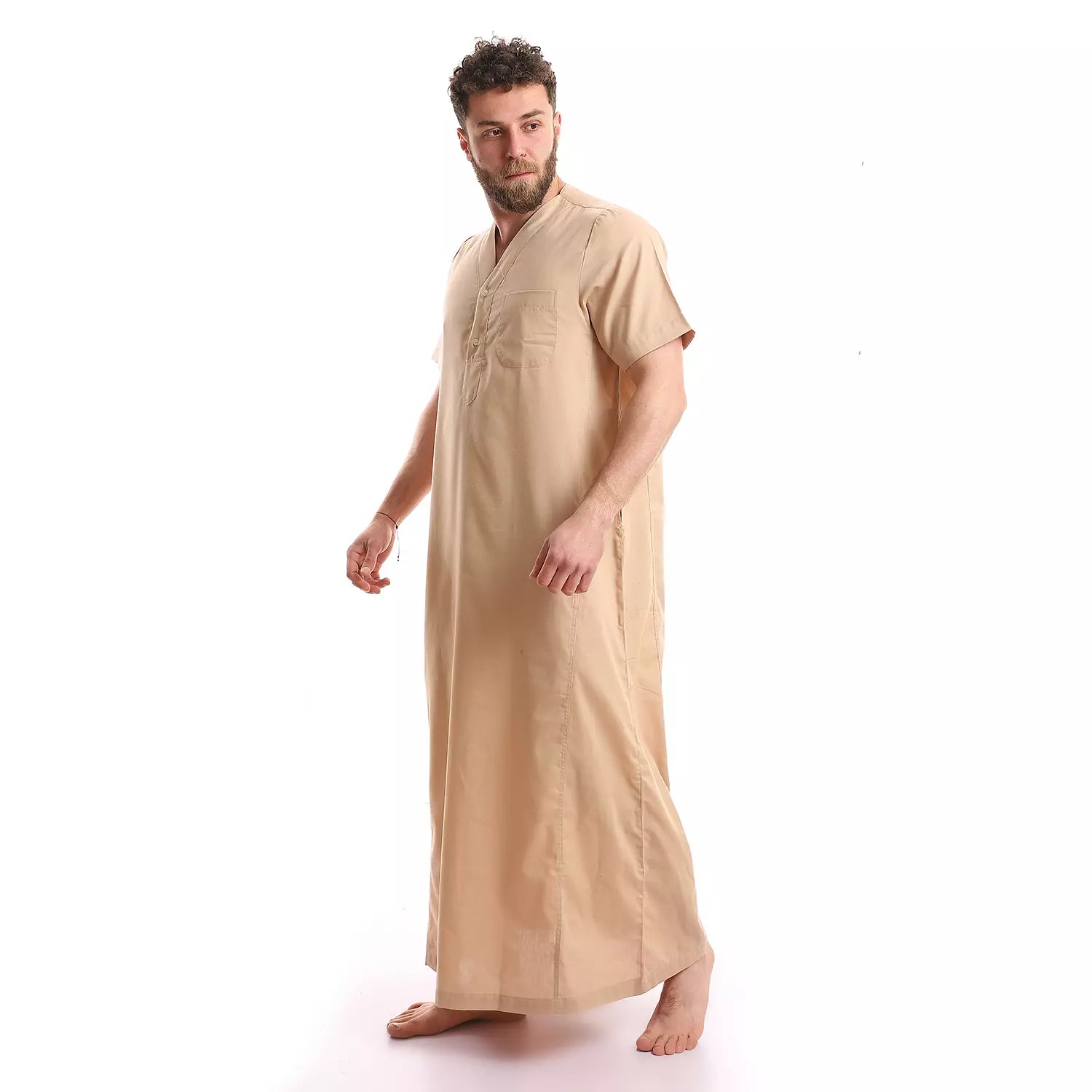 جلابيه رجالي نص كم
